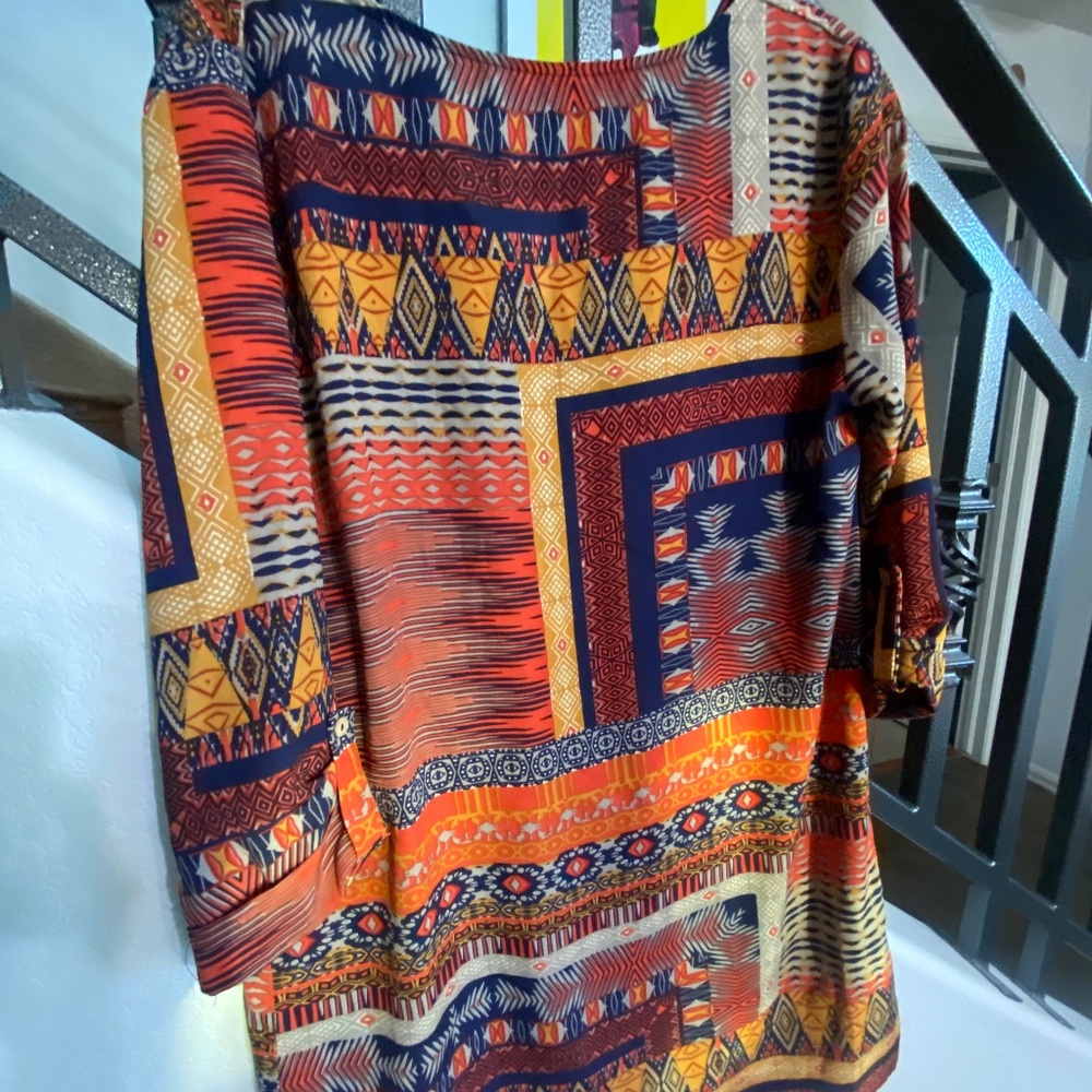 Size M Print Dress